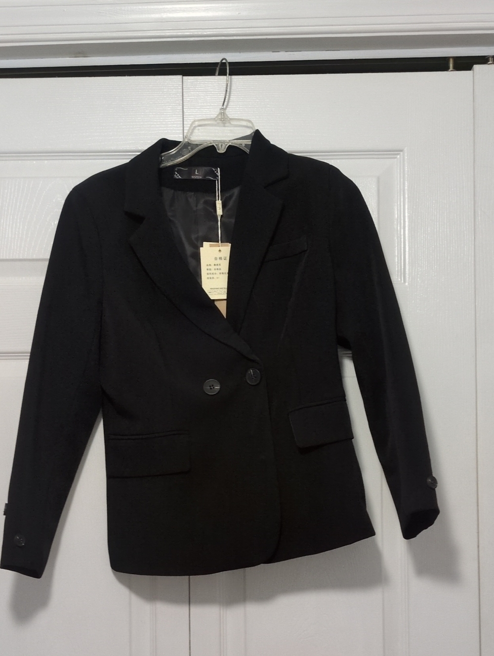 Classic Black Women's Blazer Jacket